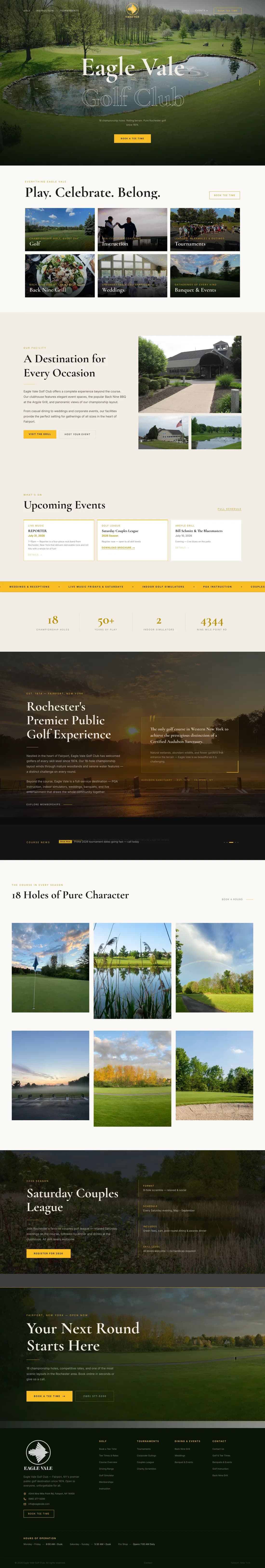 Eagle Vale Golf Club website