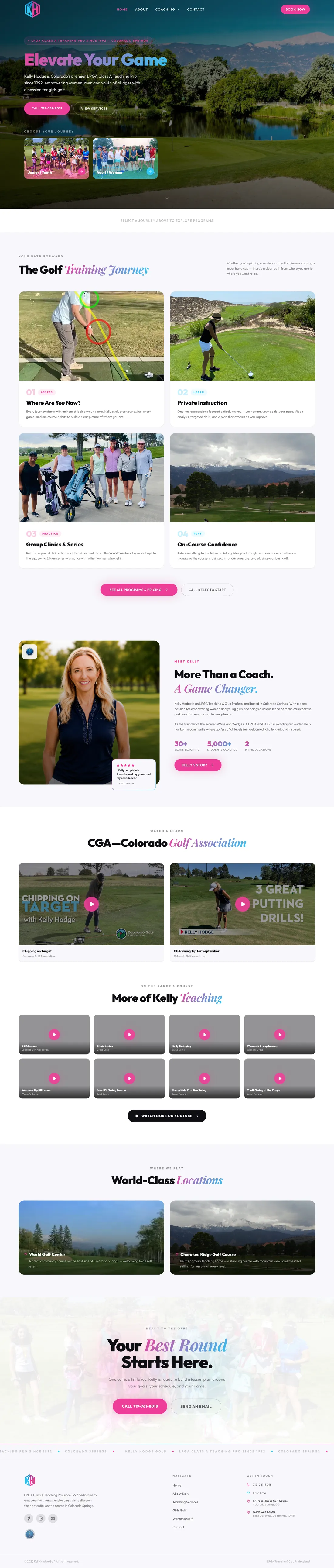 Kelly Hodge LPGA website
